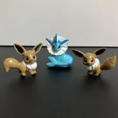 ポケモン シャワーズ イーブイ ミニフィギュア 3体セット レトロ 初期