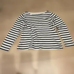 UNIQLO キッズ ボーダー 長袖カットソー 120cm