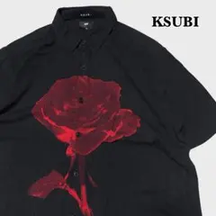 KSUBI NO DAISY SHIRT レーヨンシャツ ブラックのサムネイル
