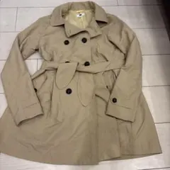 UNIQLO ベージュ トレンチコート 150