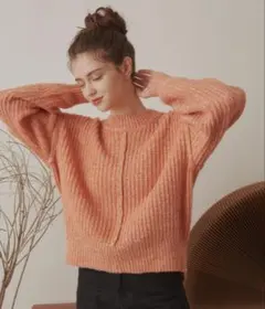 VANNIE U ミックスボリュームニット