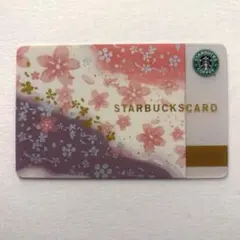 スターバックスカード　レア　2010発行　初代さくら柄　PIN未削りのサムネイル