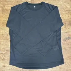 【未使用品】　mont-bell ブラック 長袖 Tシャツ M