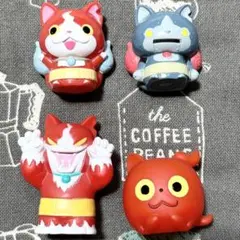 妖怪ウォッチ ソフビ　指人形 フィギュア 4体セットのサムネイル