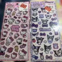 ハローキティ、クロミギャルキャンディステッカー