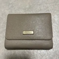 FURLA 三つ折り財布　グレー