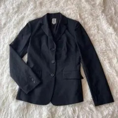 ミッシェルクラン テーラードジャケット 黒 38 スーツ レディース 上着