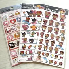 【即日発送】大人の図鑑シール 4サイズステッカー サンリオ