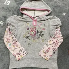 激レア　メゾピアノ フード付き　重ね着風　旧タグ　ベリエ 110センチ