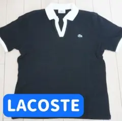 LACOSTE 半袖ポロシャツ 黒