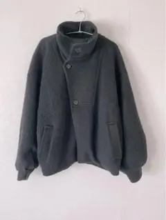 nugu Klee スタンドカラーコート ショート ブラック