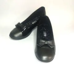Pansy ブラック パンプス 23.5cm EEE