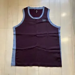 ニードルス パピヨン 刺繍ロゴ オーバーサイズ タンクトップ 蝶