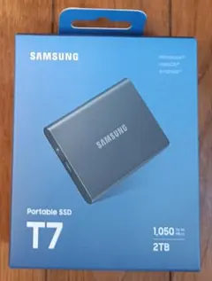 【新品未開封】Samsung Portable SSD T7 2TB 本体のサムネイル