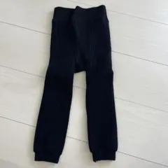 R*☆様 2-4歳 裏起毛タイツ スパッツ 黒 新品未使用！
