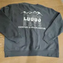 LOGOS DAYS キッズ トレーナー バックプリント