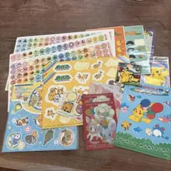 ポケモン ジャンボシールダス ピカチュウいっぱい 全4種セット - メルカリ
