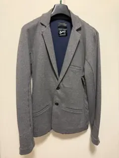 DENHAM デンハム スウェット テーラードジャケット グレー Lサイズのサムネイル