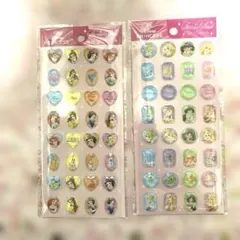 ディズニープリンセス 3Dシール 2シートセット