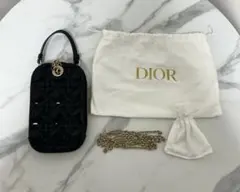 Lady Dior Call'in Dior フォンホルダー ブラックのサムネイル