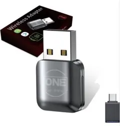 ワイヤレス 2in1 CarPlay & Android Auto アダプター