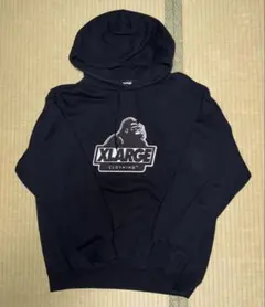 XLARGE 黒 フード付きパーカー