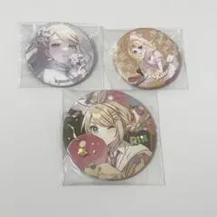 ココラボ 39culture ミクカル 缶バッジ Pリン 鏡音リン　2023 39Culture2022 トレーディング大き目メタリック缶バッジ | アニメ