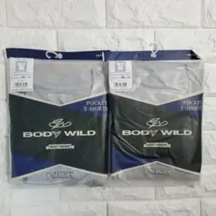 新品 2枚セット LLサイズ ヘビーウェイト ポケットTシャツ ボディワイルド