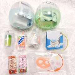 ガチャガチャ ミニチュア キーホルダー 9点 セット(×バラ売り)