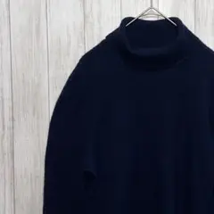 【カシミア 100%・アメリカ古着】 長袖 タートルネック ニット カシミヤ