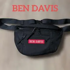 BEN DAVIS ボディバッグ ウエストポーチ ブラック メンズ レディース