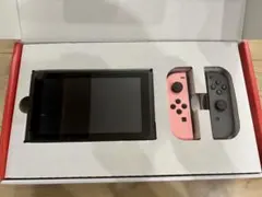 Nintendo Switch 本体 /ピンク&グレー/128GBメモリ付