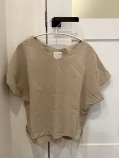 SENSE OF PLACE ベージュ Vネック 半袖Tシャツ FREEサイズのサムネイル