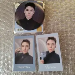 SEVENTEEN NEW バーノン　버논　VERNON　　缶バッジ　チェキ