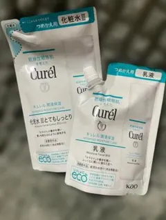 新品未使用/*キュレル 潤浸保湿 化粧水III 乳液 つめかえ用セットのサムネイル