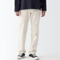 新品　無印良品　デニム　レギュラーパンツ　W29 L32 メンズ　生成