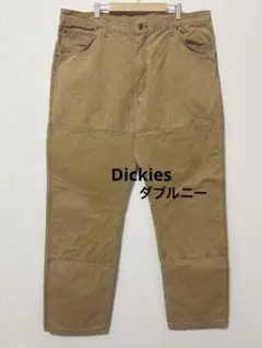 Dickiesダブルニー リンスドブラウン ダック生地 W40L34