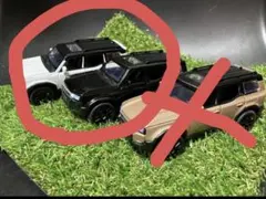 2台(白黒)セット　ランドクルーザーland cruiser250ミニカー
