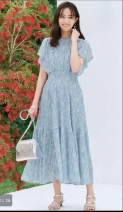 ジョーゼット ロングワンピース