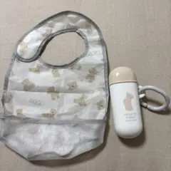 GELATO PIQUE クマ柄ビブ スナックケースセット