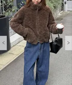 CANALJEAN El mar シープボアブルゾン