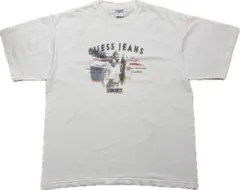 80s カナダ製 女の子 メッセージ ヴィンテージ アートTシャツ XL 