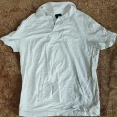 ① H&M スリムフィット ポロシャツ US XL ホワイトのサムネイル