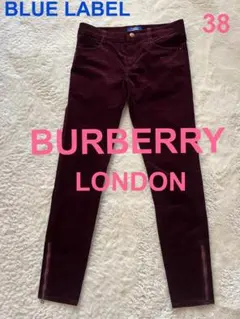 BURBERRY BLUE LABEL コーデュロイスキニーパンツ 38