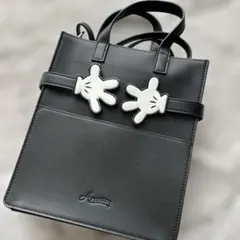 Areeam ミッキー　ショルダーバッグ　黒