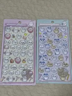 【正規品】ボンボンドロップシール　ちいかわ&全員集合2枚セット