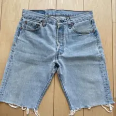 Levi's ライトブルー デニムショートパンツ　501 USA