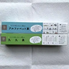 A2サイズポスター　アルファベット表と九九表のセットのサムネイル