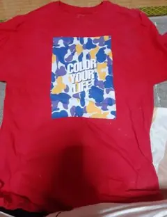 COLOR YOUR LIFE 赤 Tシャツ