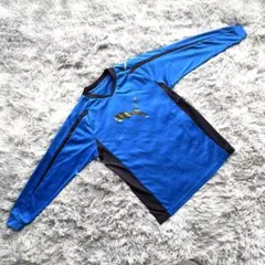 Puma プーマ 青 長袖 スポーツ シャツ